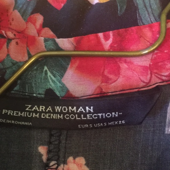 Zara floral tunic dress size s - Picture 3 of 5